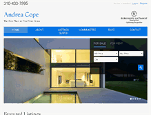 Tablet Screenshot of andreacope.com